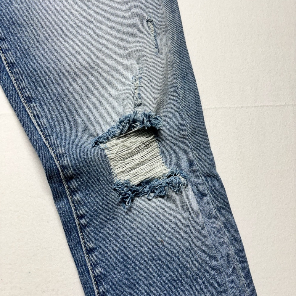 Kancan Straight Raw Hem Jeans Stretchy Size 9 - Picture 2 of 7